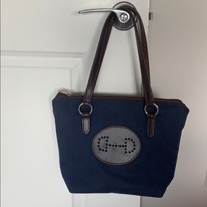Rebecca Ray equestrian bit canvas tote